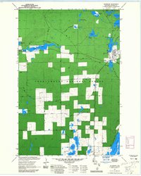 Download a high-resolution, GPS-compatible USGS topo map for Drummond, WI (1985 edition)