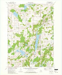 preview thumbnail of historical topo map of Fond du Lac County, WI in 1974