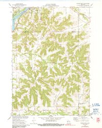 Download a high-resolution, GPS-compatible USGS topo map for Durand South, WI (1991 edition)