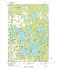 Download a high-resolution, GPS-compatible USGS topo map for Eagle River East, WI (1984 edition)