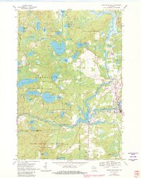 Download a high-resolution, GPS-compatible USGS topo map for Eagle River West, WI (1982 edition)