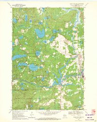 preview thumbnail of historical topo map of Vilas County, WI in 1970