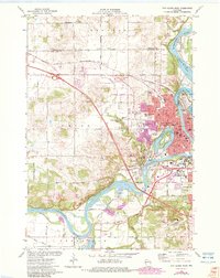 Download a high-resolution, GPS-compatible USGS topo map for Eau%20Claire%20West, WI (1983 edition)