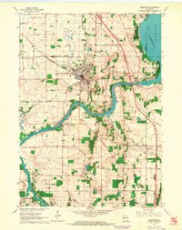 Download a high-resolution, GPS-compatible USGS topo map for Edgerton, WI (1964 edition)