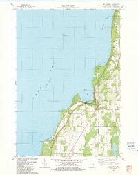 Download a high-resolution, GPS-compatible USGS topo map for Egg%20Harbor, WI (1983 edition)
