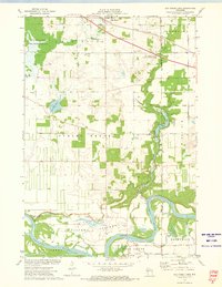 preview thumbnail of historical topo map of Dunn County, WI in 1972