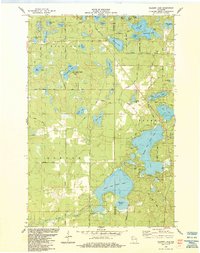 preview thumbnail of historical topo map of Douglas County, WI in 1984