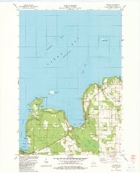 Download a high-resolution, GPS-compatible USGS topo map for Ephraim, WI (1983 edition)