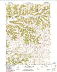 Download a high-resolution, GPS-compatible USGS topo map for Esofea, WI (1985 edition)