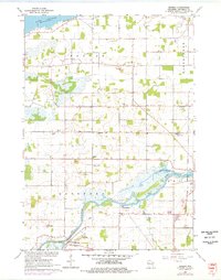 Download a high-resolution, GPS-compatible USGS topo map for Eureka, WI (1976 edition)
