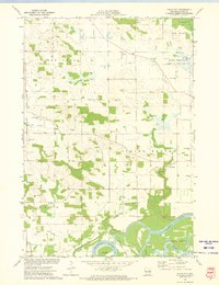 preview thumbnail of historical topo map of Dunn County, WI in 1972