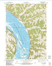Download a high-resolution, GPS-compatible USGS topo map for Ferryville, WI (1983 edition)