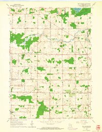 Download a high-resolution, GPS-compatible USGS topo map for Five Corners, WI (1964 edition)