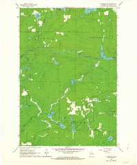Download a high-resolution, GPS-compatible USGS topo map for Florence SE, WI (1964 edition)