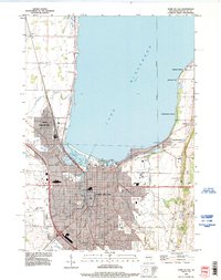 Download a high-resolution, GPS-compatible USGS topo map for Fond Du Lac, WI (1996 edition)