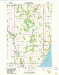 Download a high-resolution, GPS-compatible USGS topo map for Forestville, WI (1983 edition)