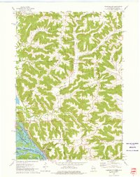 preview thumbnail of historical topo map of Fountain City, WI in 1972