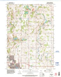 Download a high-resolution, GPS-compatible USGS topo map for Franklin, WI (1996 edition)