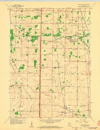 preview thumbnail of historical topo map of Racine County, WI in 1958