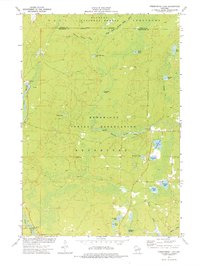 Download a high-resolution, GPS-compatible USGS topo map for Fredenberg Lake, WI (1977 edition)