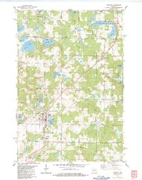 preview thumbnail of historical topo map of Frederic, WI in 1983