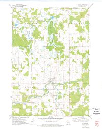 preview thumbnail of historical topo map of Gilman, WI in 1973