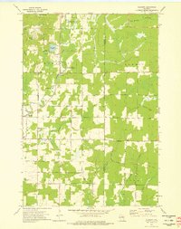 preview thumbnail of historical topo map of Lincoln County, WI in 1973