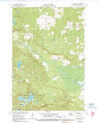 Download a high-resolution, GPS-compatible USGS topo map for Grand View NW, WI (1991 edition)