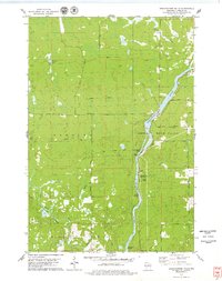Download a high-resolution, GPS-compatible USGS topo map for Grandfather Falls, WI (1978 edition)