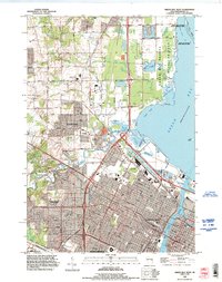 Download a high-resolution, GPS-compatible USGS topo map for Green Bay West, WI (1996 edition)
