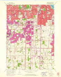 Download a high-resolution, GPS-compatible USGS topo map for Greendale, WI (1972 edition)