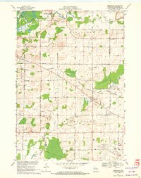 Download a high-resolution, GPS-compatible USGS topo map for Greenville, WI (1972 edition)