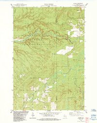 Download a high-resolution, GPS-compatible USGS topo map for Gurney, WI (1984 edition)