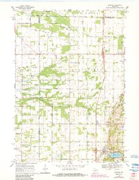 Download a high-resolution, GPS-compatible USGS topo map for Hancock, WI (1984 edition)