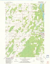 Download a high-resolution, GPS-compatible USGS topo map for Harmony, WI (1983 edition)