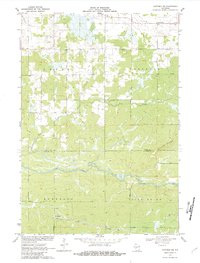 Download a high-resolution, GPS-compatible USGS topo map for Hatfield NE, WI (1982 edition)