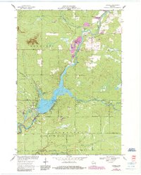 Download a high-resolution, GPS-compatible USGS topo map for Hatfield, WI (1985 edition)