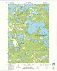 Download a high-resolution, GPS-compatible USGS topo map for Hazelhurst, WI (1983 edition)