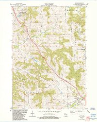 Download a high-resolution, GPS-compatible USGS topo map for Hixton, WI (1984 edition)