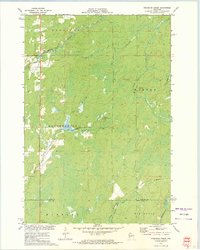 Download a high-resolution, GPS-compatible USGS topo map for Hogsback Creek, WI (1975 edition)