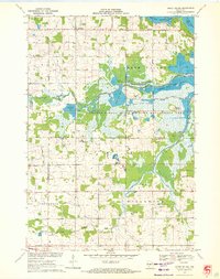 Download a high-resolution, GPS-compatible USGS topo map for Honey Island, WI (1972 edition)