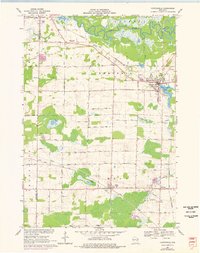 Download a high-resolution, GPS-compatible USGS topo map for Hortonville, WI (1976 edition)