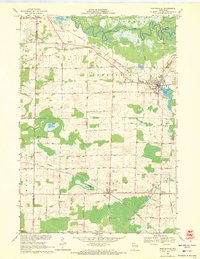 Download a high-resolution, GPS-compatible USGS topo map for Hortonville, WI (1971 edition)