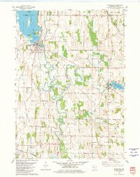 Download a high-resolution, GPS-compatible USGS topo map for Hustisford, WI (1981 edition)