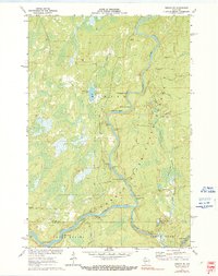 Download a high-resolution, GPS-compatible USGS topo map for Ingram NE, WI (1991 edition)