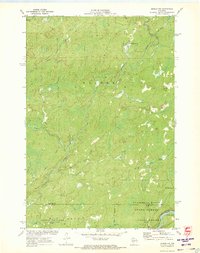 preview thumbnail of historical topo map of Sawyer County, WI in 1971