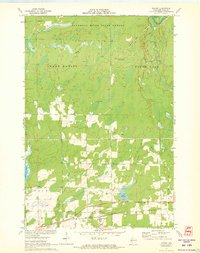 preview thumbnail of historical topo map of Rusk County, WI in 1971