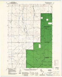 preview thumbnail of historical topo map of Bayfield County, WI in 1961