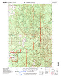 Download a high-resolution, GPS-compatible USGS topo map for Iron Lake NE, WI (2006 edition)