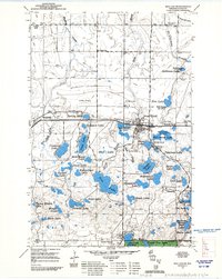 Download a high-resolution, GPS-compatible USGS topo map for Iron Lake SW, WI (1961 edition)